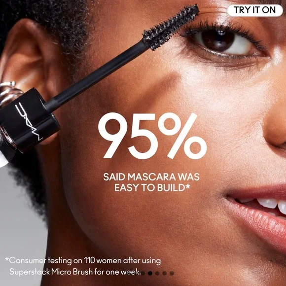 🆕Full Size! M·A·C STACK Mascara in Black by MAC Cosmetics •12ml • New in Box - Picture 7 of 12